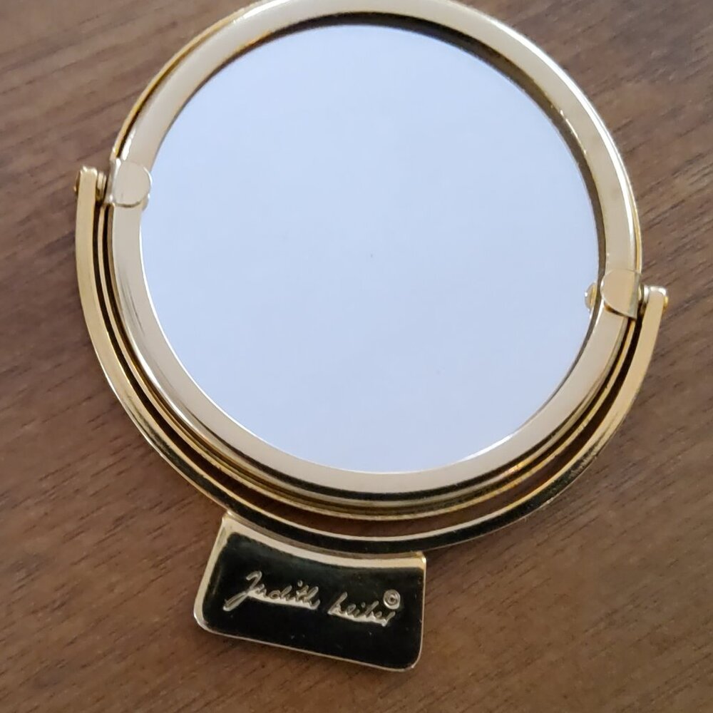 Judith Leiber Double Sided Purse Mirror Made in Italy